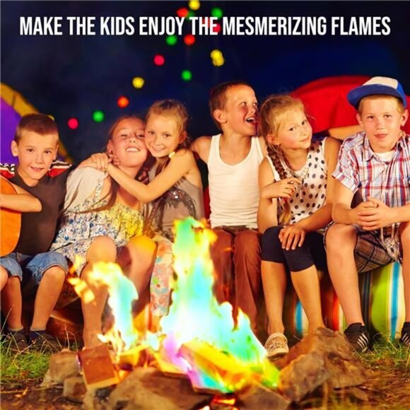 Fire Dazzle Fire Color Changing Packets for Fire Pit 25 Pack Fire Color Packet - Picture 3 of 8